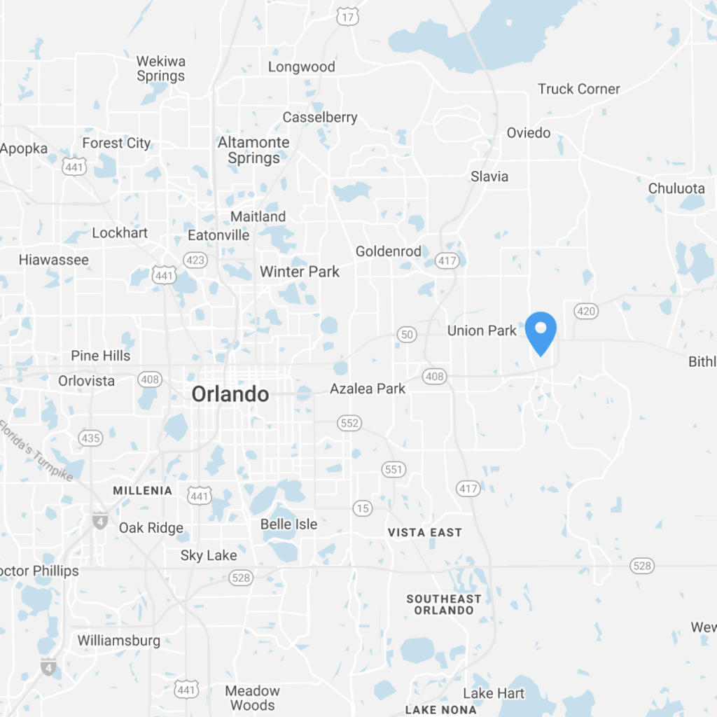 Google Map image view of Affinity Regen Med's location in Orlando, FL